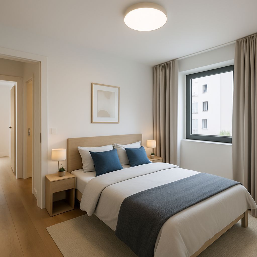 2 camere moderne, balcon, comision 0% – aproape de școli și transport - Poză 3