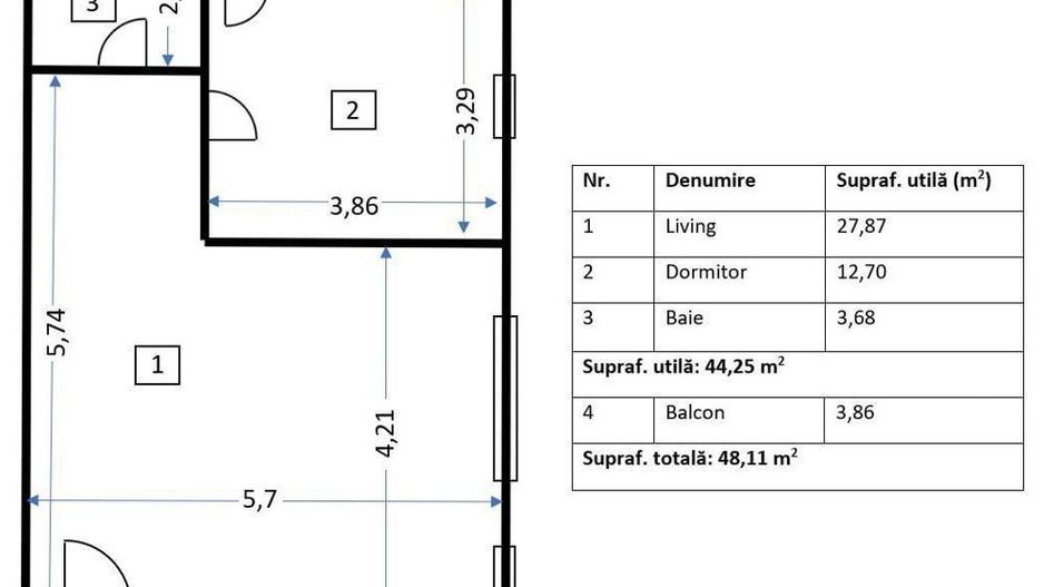apartament cu 2 camere in sectorul 5 - Poză 9