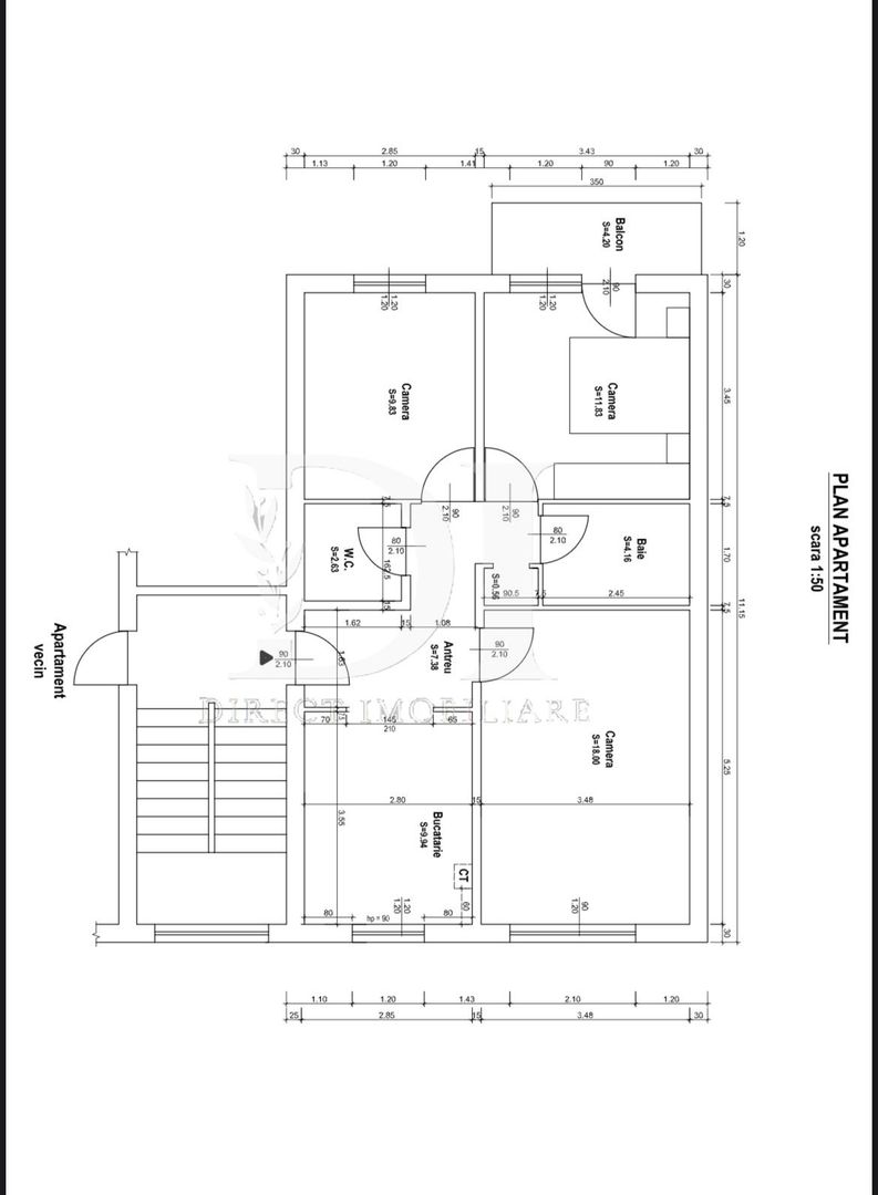 Apartament 3 camere decomandate – Zorilor, Cluj-Napoca - Poză 8