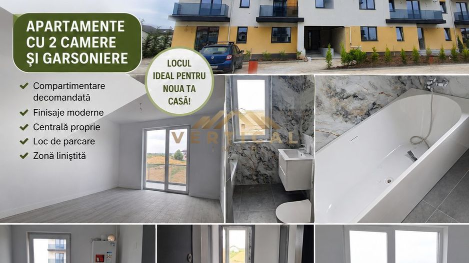 GARSONIERE ȘI APARTAMENTE CU 2&3 CAMERE DE VÂNZARE ÎN BERCENI – VIDRA - Poză 1