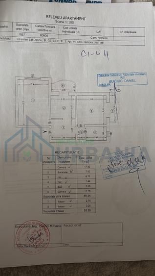 Apartament 2 camere, Dancu, etaj 3/3, 56 mp, 89.999 EUR - Poză 1