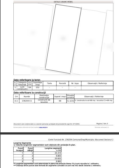 TEREN LIBER | SISESTI | CERTIFICAT URBANISM - Schiță 3