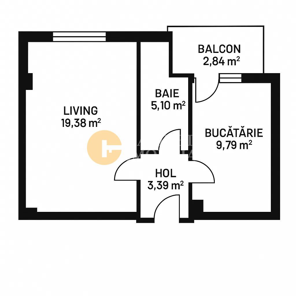 1c, decomandat, 41mp, et.5/9, complex nou Tatarasi, predare decembrie! - Poză 1