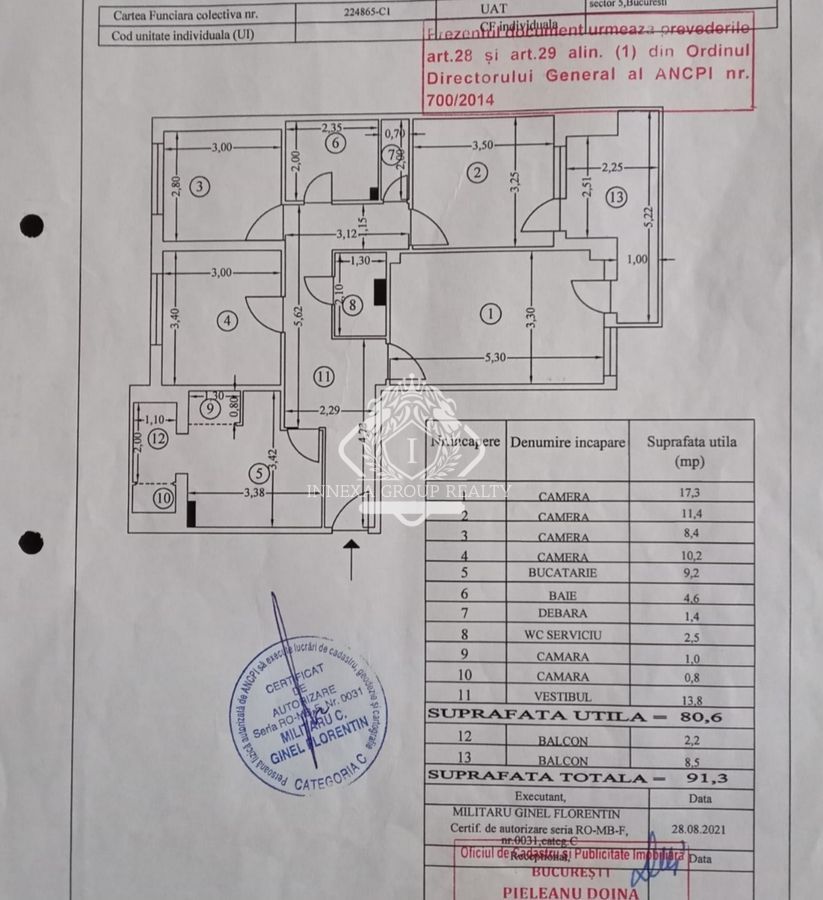 Rahova-Petre îspirescu | 4 camere | 91mp | et 10 | dec | 120.000 euro - Poză 21