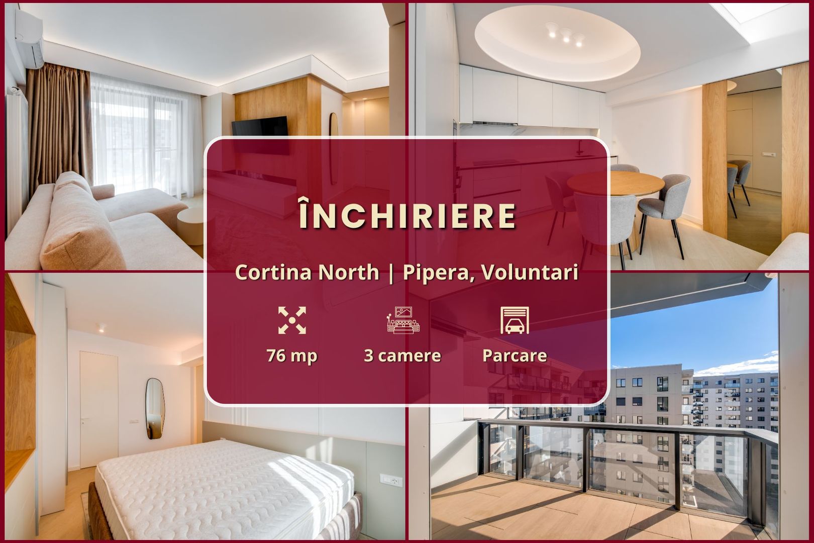 Cortina North || 3 camere || Nou || Finisaje de lux || Comision 0% - Poză 2