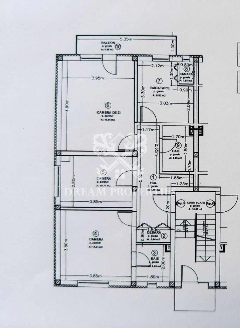 Apartament 3 camere la cheie, 2 bai, balcon, parcare, zona Sannicoara - Poză 15