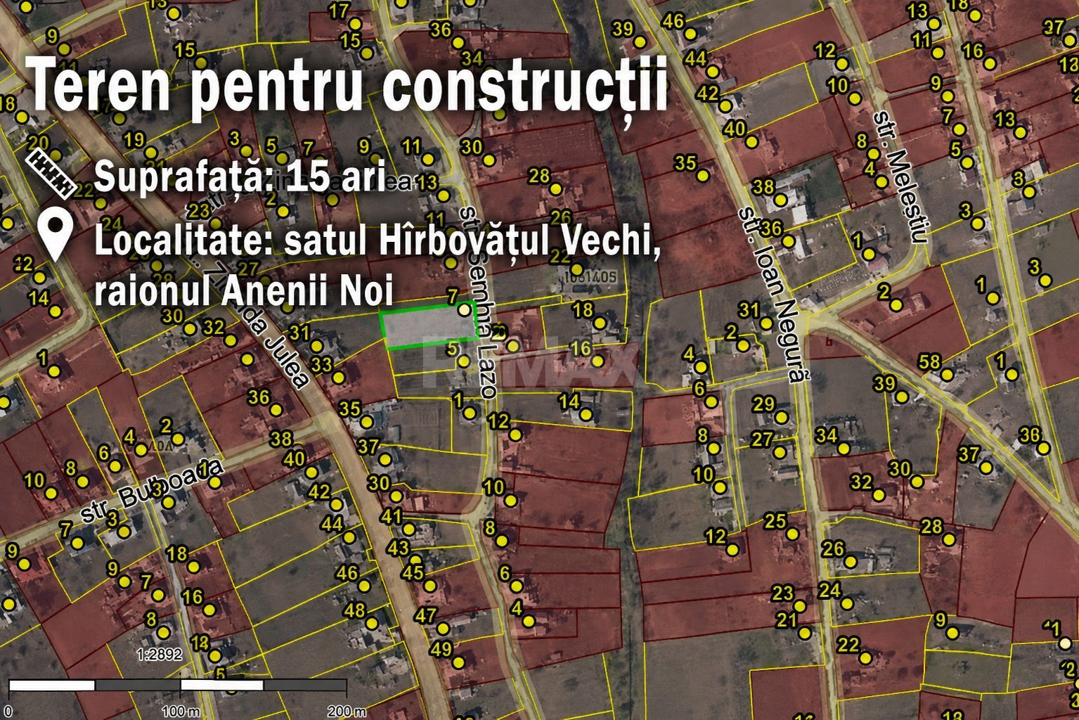 Teren pentru construcții – 15 ari | Hîrbovăț Vechi, Anenii Noi - Poză 1