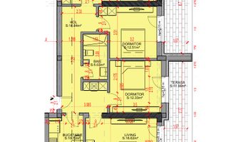 Apartament 4 camere Promo Loc Parcare Theodor Pallady - Schiță 2