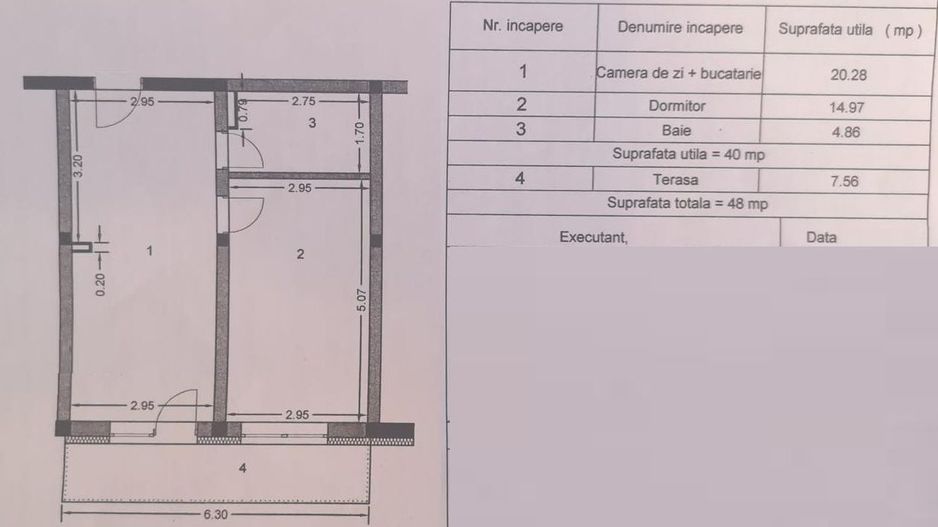 Apartament complet mobilat zona rezidentiala Subcetate - Poză 12