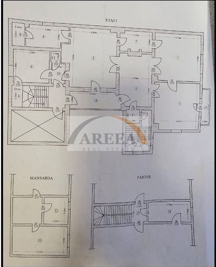 Proprietate in vila, etaj, partial renovat - Pasajul Unirii - 154 mp - Poză 31
