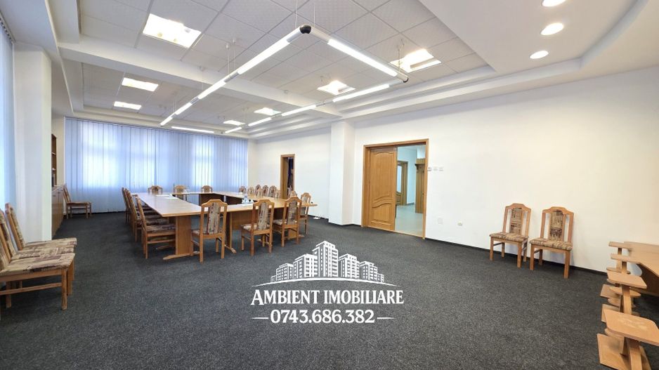 DE INCHIRIAT - SALĂ de CONFERINȚE și BIROURI, 120 mp, VASLUI - zona CENTRALA; - Poză 3