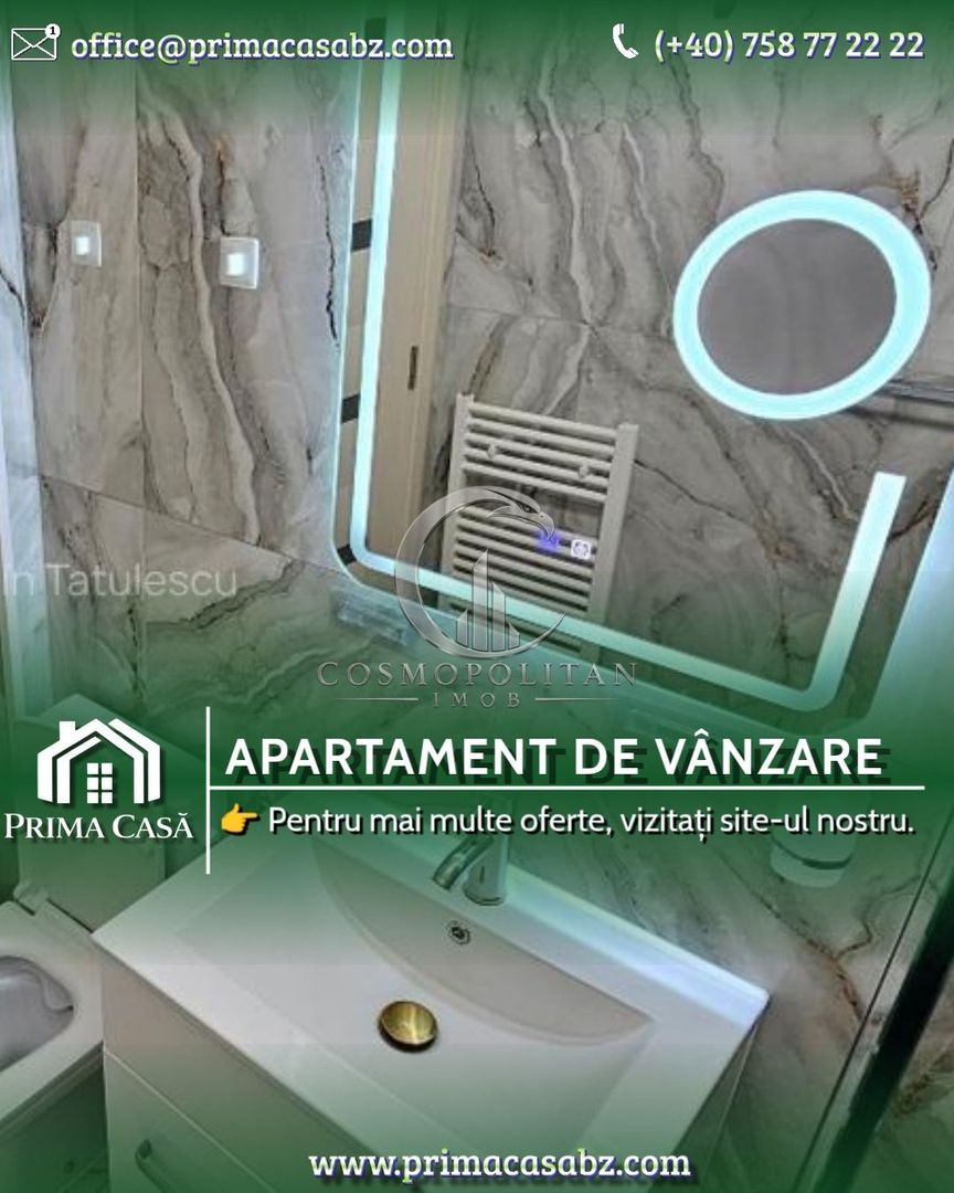 Apartament cu 2 camere ultracentral etaj 1 renovat mobilat utilat - Poză 1