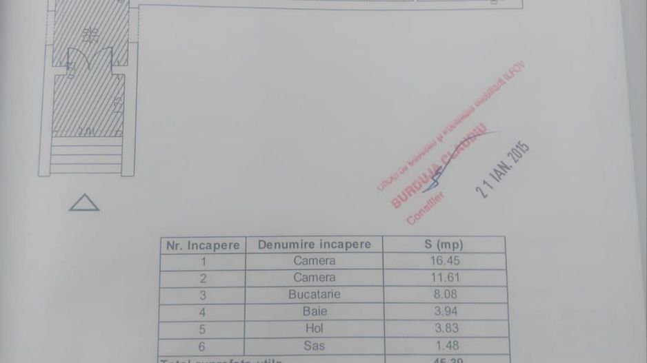 Apart. 2 cam. Parter cu Balcon + Parcare! Chiajna lângă Pădure ! - Schiță 24