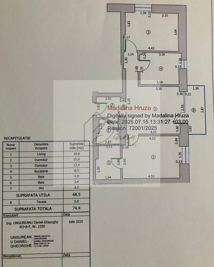 3 camere Novum Gorjului I Militari Lujerului  I Mobilat Utilat - Poză 13