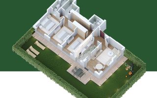 Direct Dezvoltator: Apartament cu 3 Băi și Grădină Privată | Comision 0% - Schiță 13