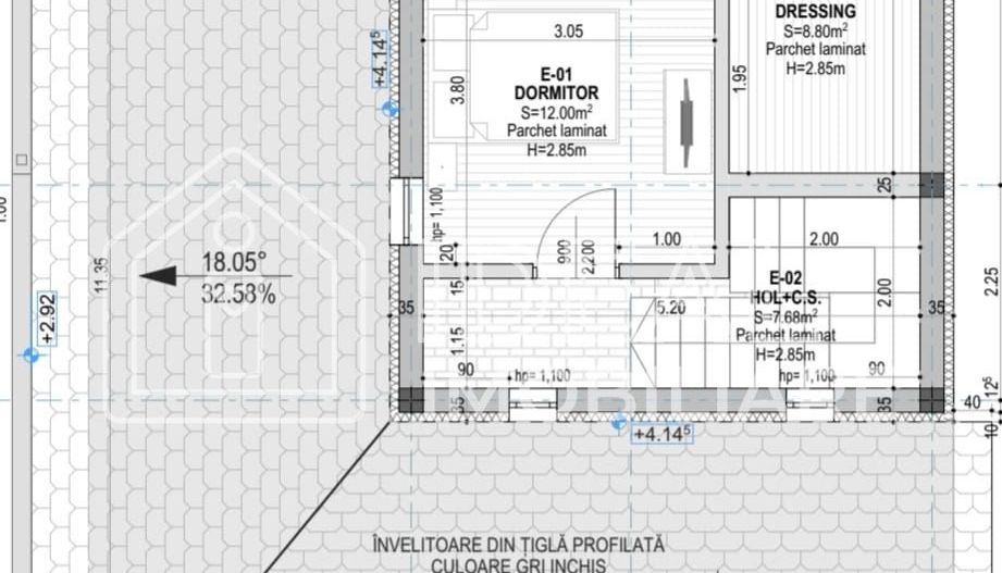 Casa Individuala cu 4 camere si 380 mp curte, in Cristian - Schiță 4