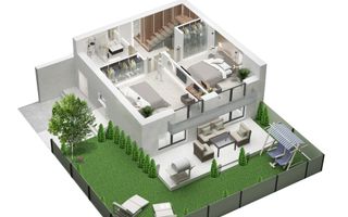 Casă / Townhouse complex nou, de vanzare  în zona Odai - Poză 9