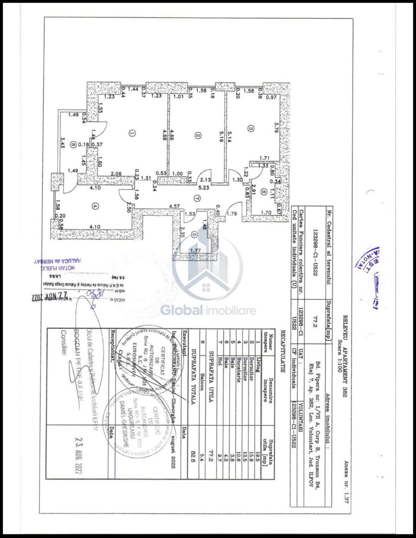 Apartament 3 camere Cortina North | Parcare + boxă - Poză 13