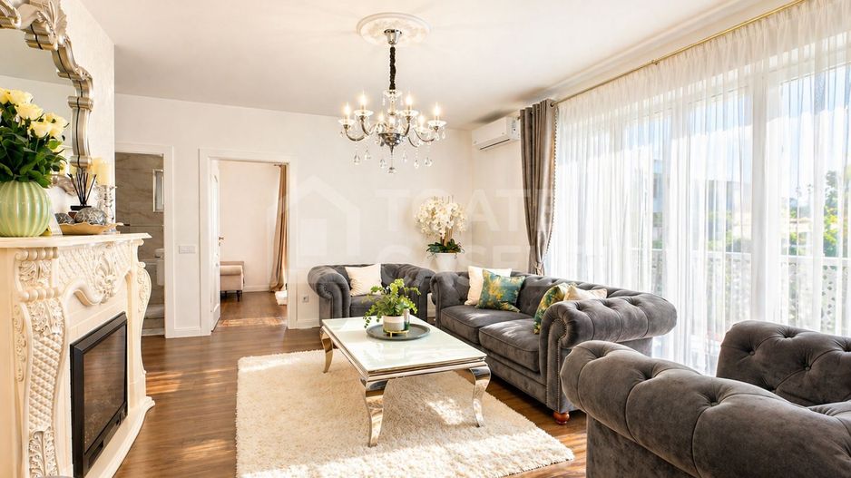 Apartament 3 camere, mobilat, utilat, garaj, zona Vivo - Poză 1