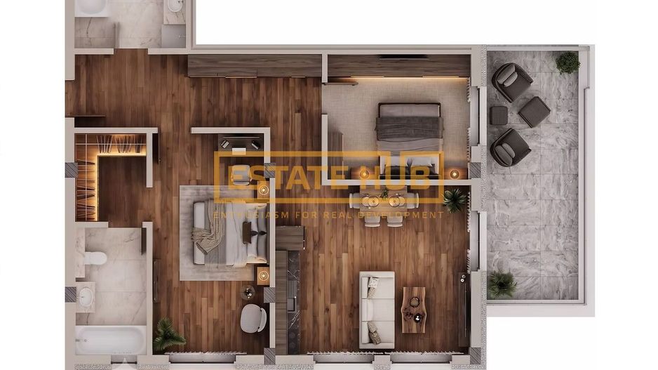 Apartamente 3 camere | Standarde NZEB | Comision 0 - Poză 2