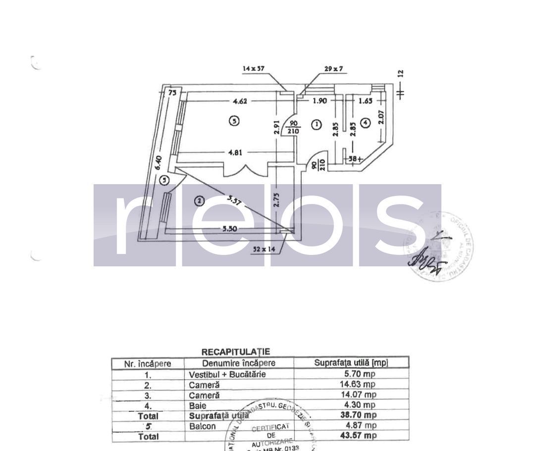 VANZARE Apartament 2 Camere Centrul Vechi - OPORTUNITATE RARA - 44mp - Poză 15