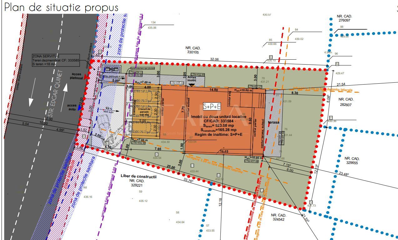 Arhitectura contemporana. Parte de duplex. Cartierul nou Câmpului. - Poză 20