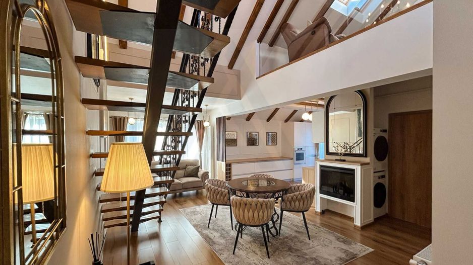 Penthouse lux 122 mp utili 4 camere 3 bai etaj 2 in Arhitectilor - Poză 7