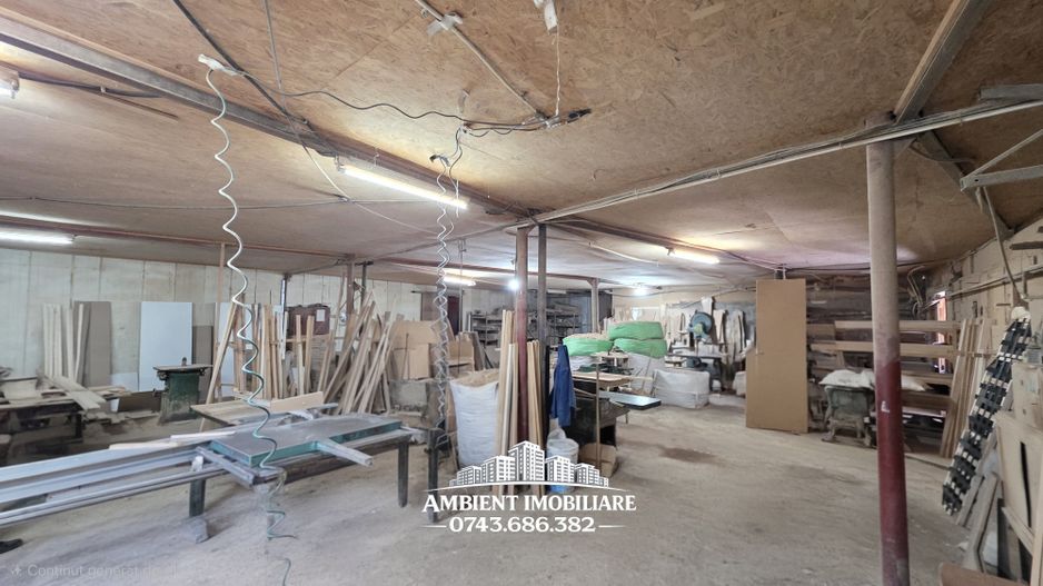 HALĂ PRODUCȚIE - ATELIER cu SC-578 mp, teren 716 mp, VASLUI - Str. Burebista; - Poză 10