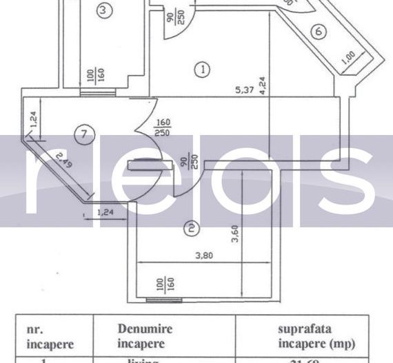 VANZARE 2 CAMERE | 71 MP TOTALI | PARCARE SUBTERANA | ZONA DOBROESTI / FUNDENI - Schiță 11