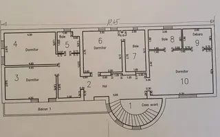 Casa P+1, 912 mp teren, 5 camere, strada asfaltata, zona Lipoveni - Schiță 17