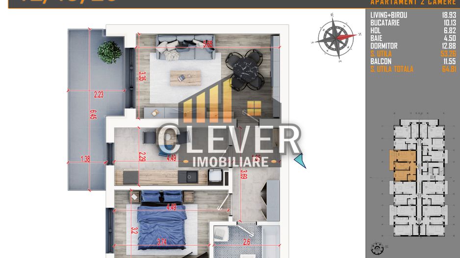 Theodor Pallady-2 Camere-Direct Dezvoltator-Parcare BONUS - Poză 2