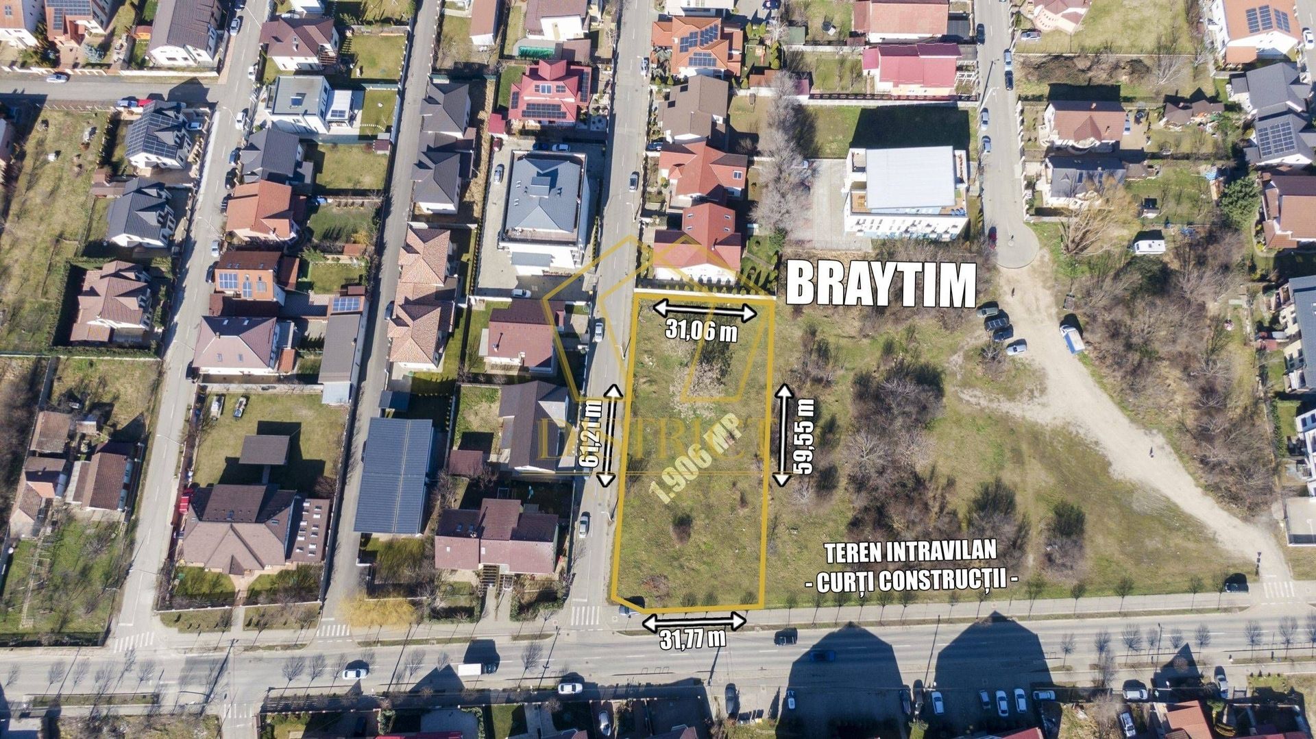 Teren intravilan 1.906 mp | Braytim | Timisoara - Poză 1