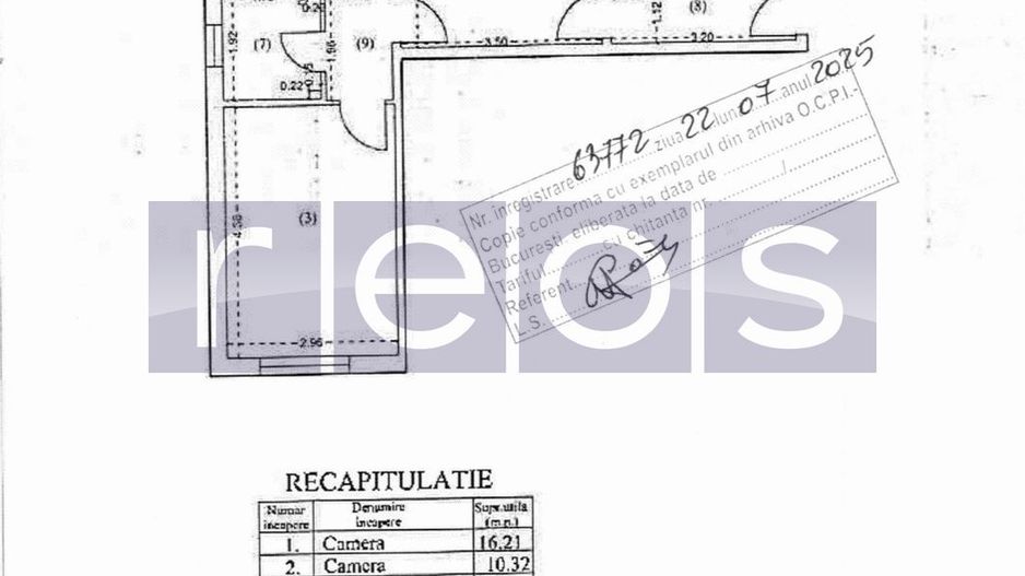 VANZARE APARTAMENT 3 CAMERE | MOBILAT-UTILAT | RENOVAT | 55MP | OBOR | - Poză 16