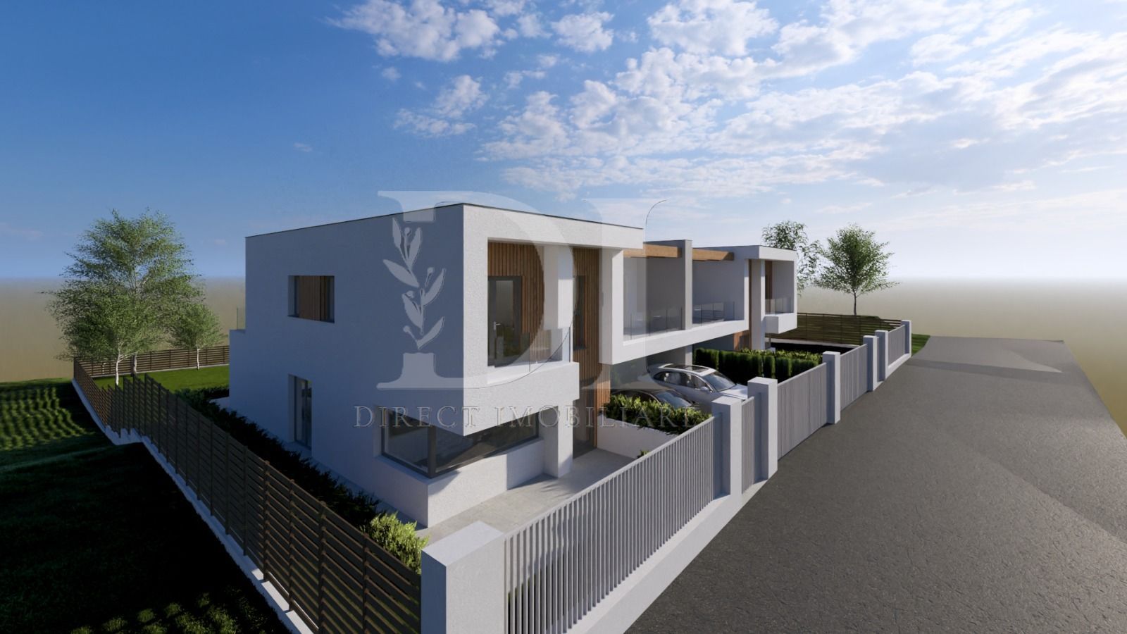 Teren cu autorizatie de constructie duplex in Feleacu / Cluj - Poză 5