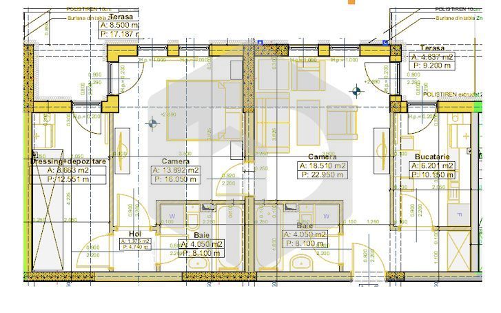 Henri Coanda | Apartament 2 Camere | Bucatarie Separata | Intabulat - Poză 1