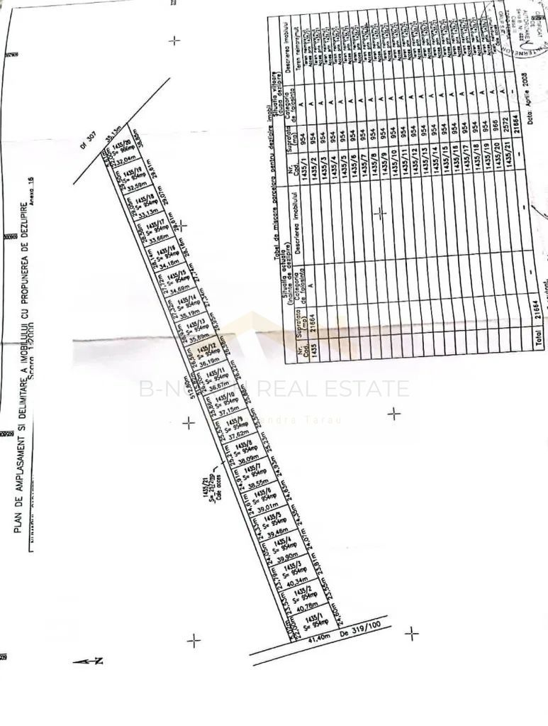 Teren intravilan de vânzare Cernica – Tânganu | 4 loturi x 954 mp | Investiție - Poză 5