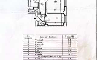 Apartament 2 camere Teiul Doamnei Lacul Tei - Schiță 30