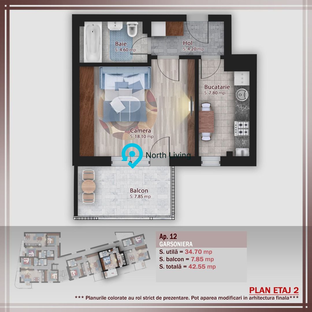 Studio | Proiect tip boutique | Stefan cel Mare - Poză 4