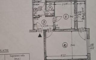 Etaj 1/Apartament 3Camere Decomandat -70mp!/2Bai-Bloc din 1982-Nicolina! - Poză 9