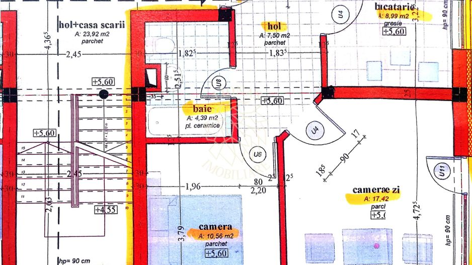 Apartament 2 camere-49 mp+2 balcoane-etaj 4 sau 5- Zona Pompieri - Poză 6