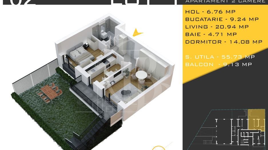 2 camere cu gradina Titan Pallady  Metrou Nicolae Teclu - Schiță 10