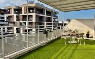 Penthouse pe 2 niveluri l 160 mp utili l terase 75 mp l parcare l B. Z - Poză 18
