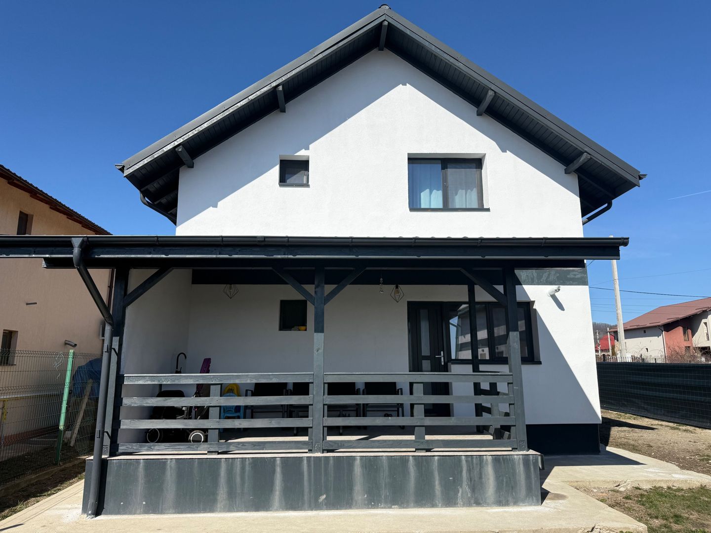 Vilă nouă 155 mp cu terasă acoperită și curte 448 mp Bănești Prahova - Poză 33