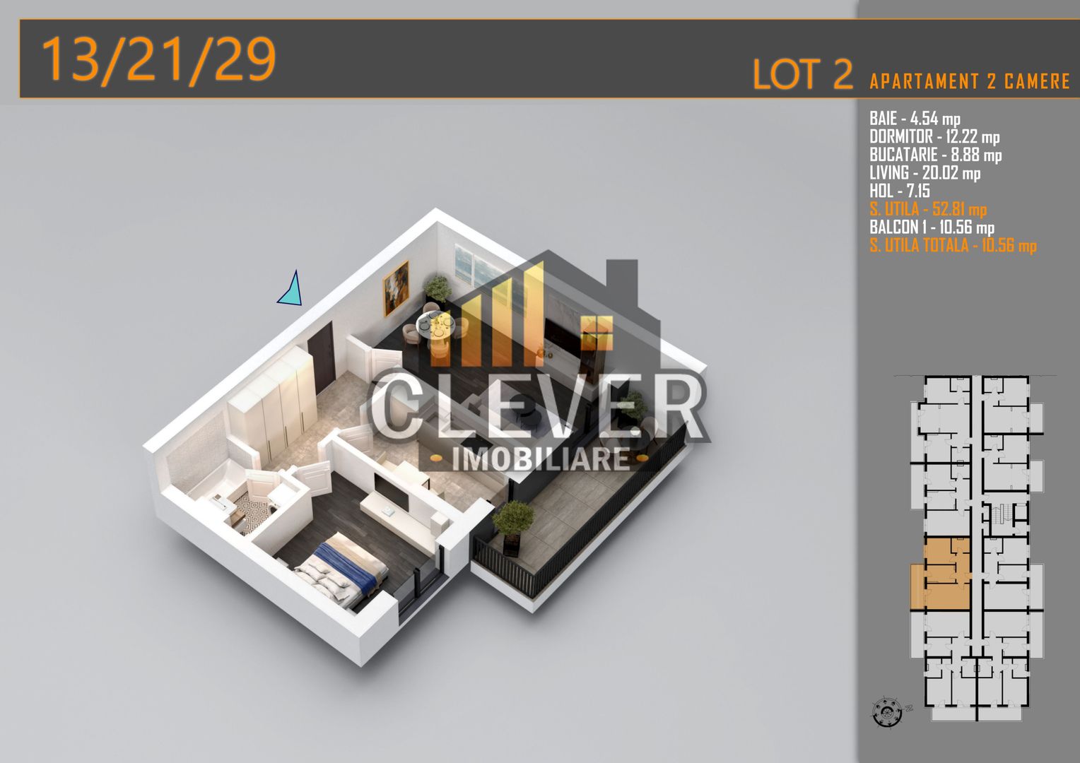 Apartament 2 Camere, Comision 0%, Pallady - Metrou Teclu - Poză 3