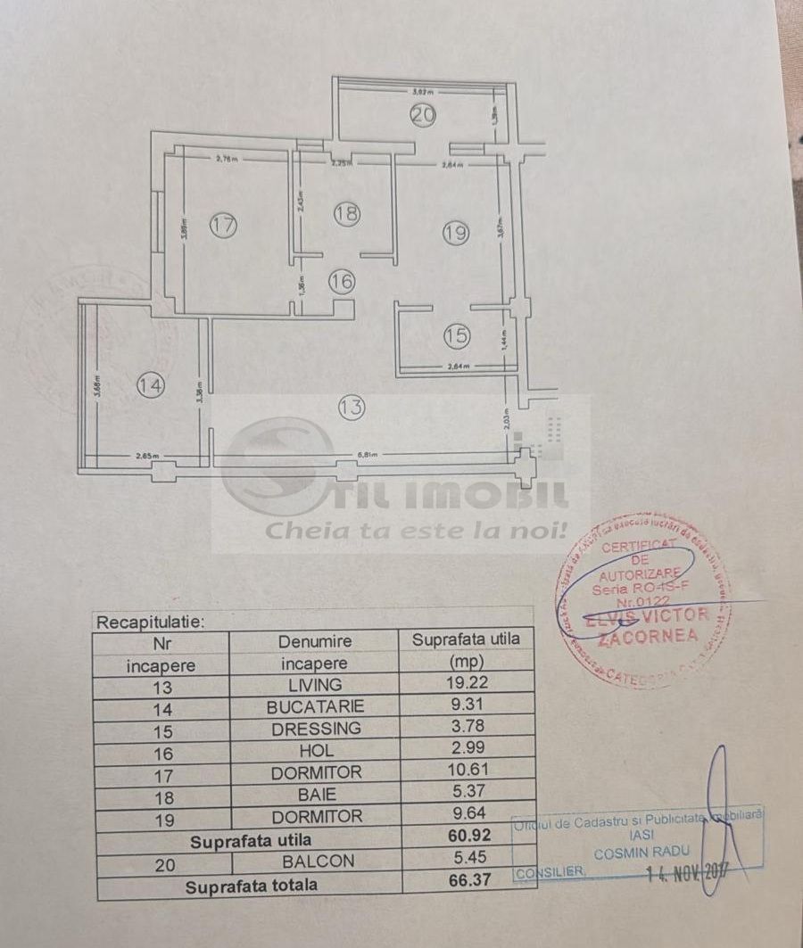 Apartament 3 camere, etaj 2, baie cu geam, bloc 2018, Cug Valea Adanca - Poză 8