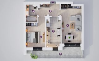 Apartament cu 2 camere . Rezidential nou . - Poză 1