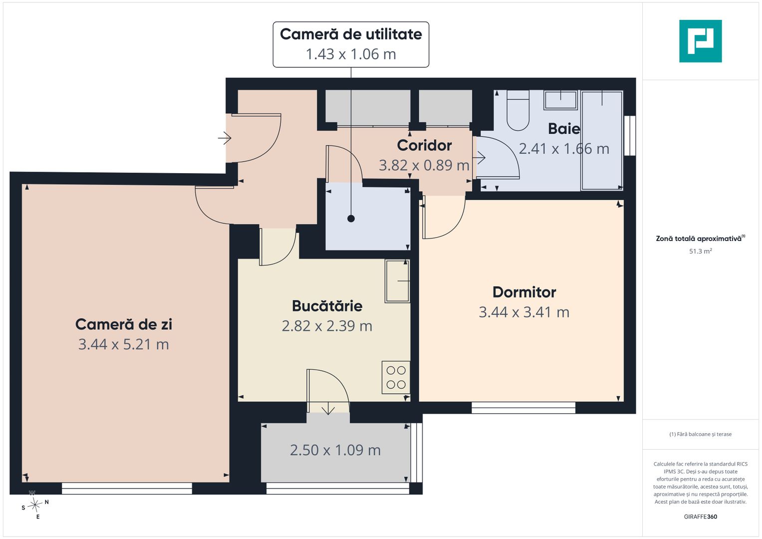 APARTAMENT 2 CAMERE LA PARTER – BANU MĂRĂCINE - Poză 8