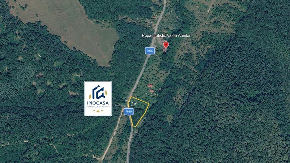 Teren de vacanță 5600 mp cu cabană, Utilitaiile Căsoaia jud Arad - Poză 8