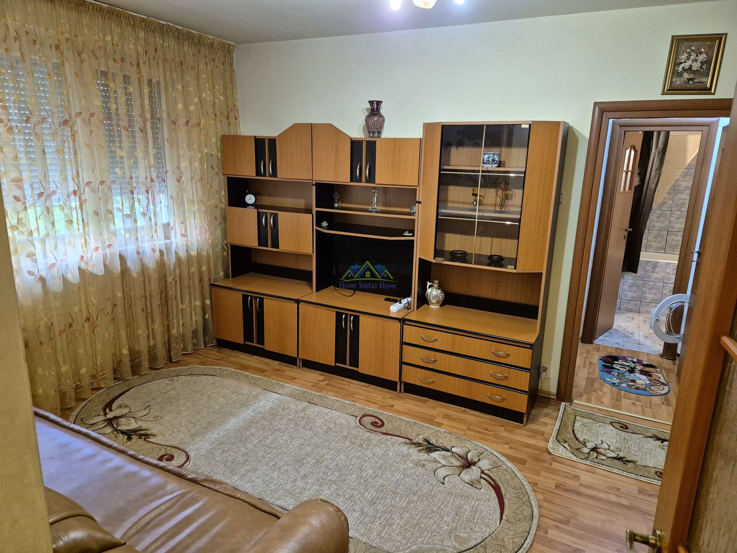 Vand apartament 2 camere, semidec, zona M3 langa G1, parter, mobilat! - Poză 3