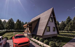 Casa noua in faza de proiect | A-frame | ideala investitie | Rasnov - Poză 4